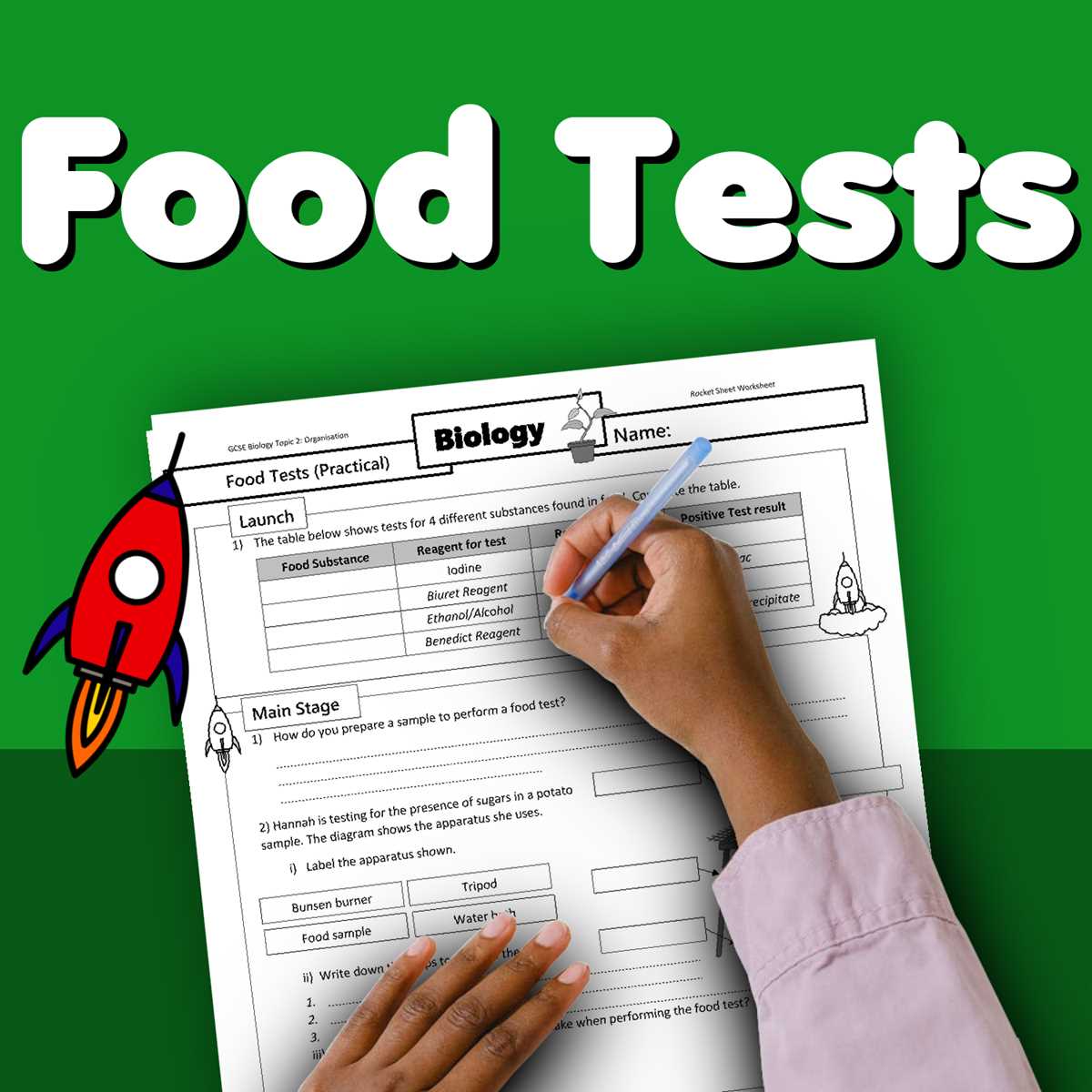 food tests questions and answers