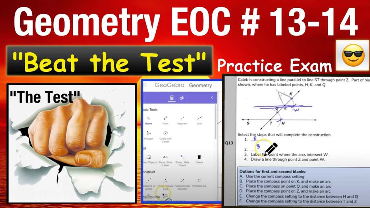 geometry eoc practice test 4 answer key