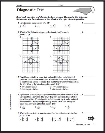 geometry eoc practice test miami dade answer key