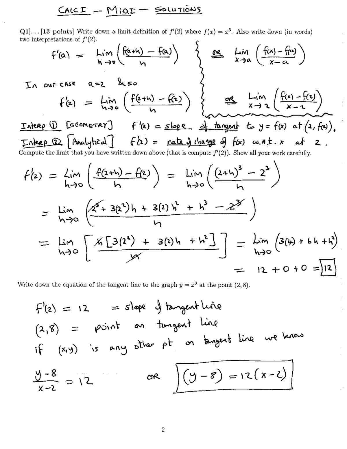 geometry midterm exam review answers