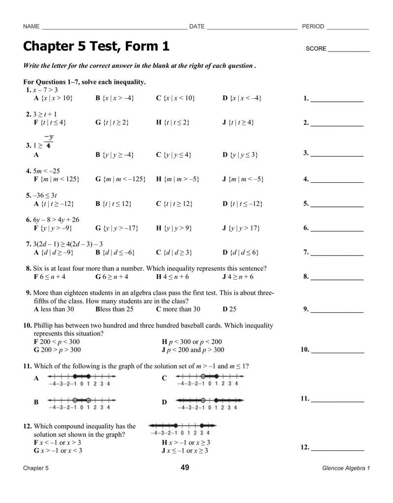 glencoe geometry chapter 2 test form 1 answers