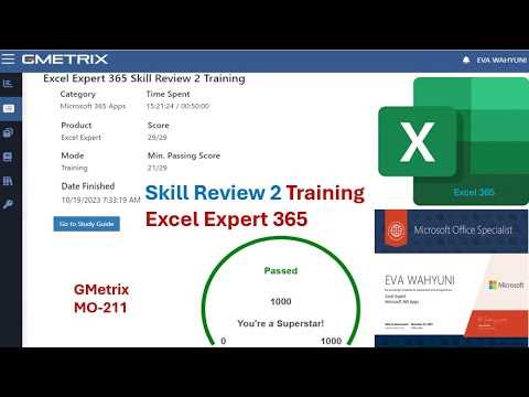 gmetrix excel practice test 1 answers