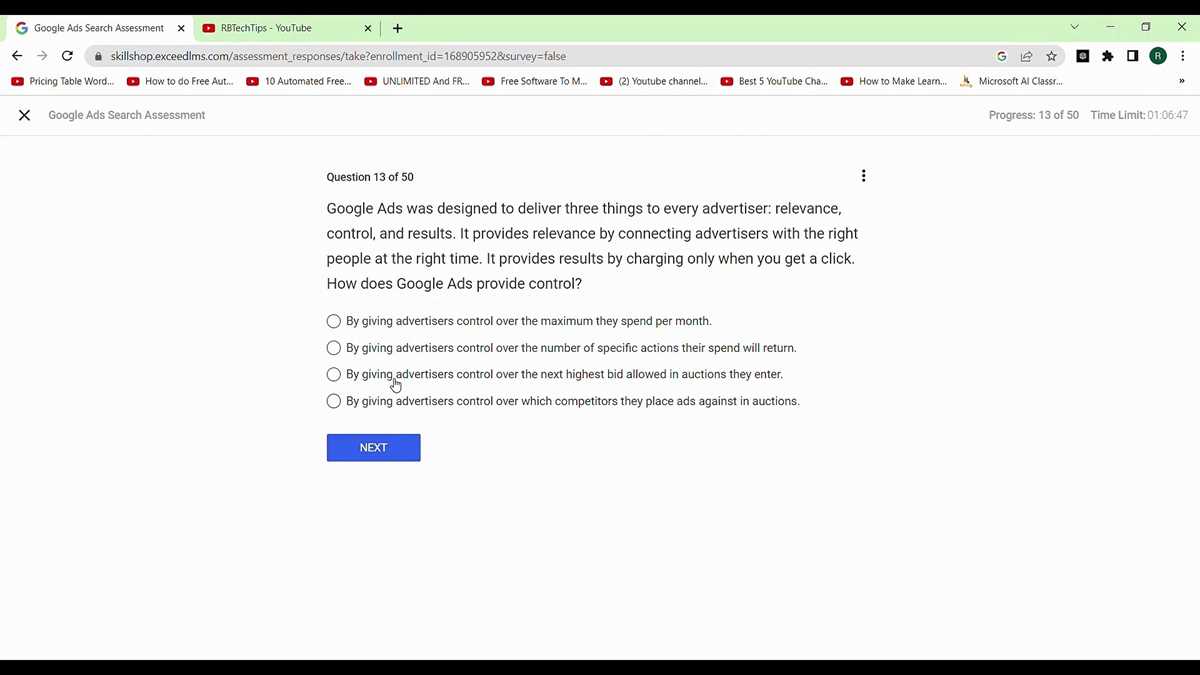 google ads measurement certification exam answers