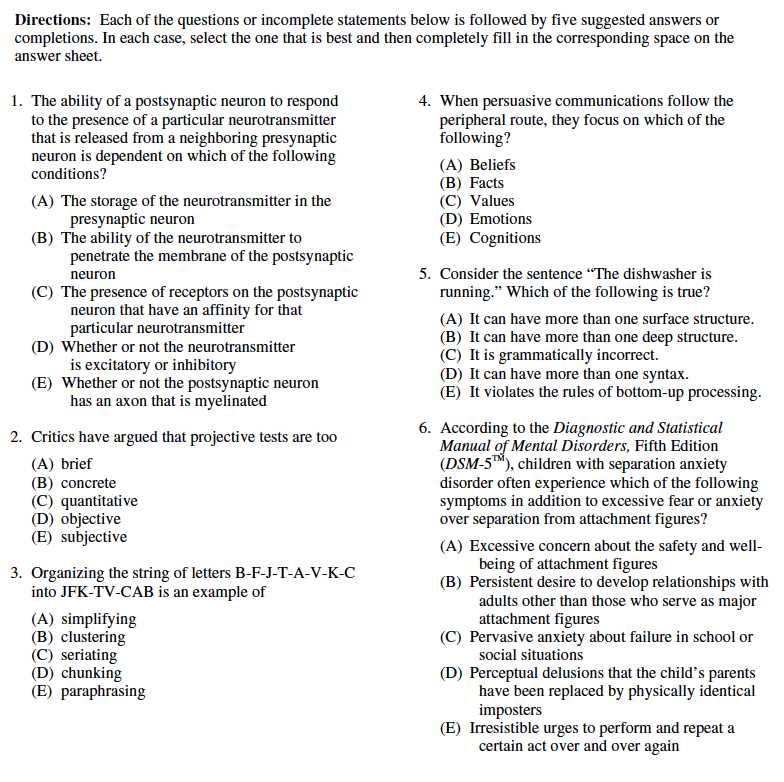 gre exam questions and answers