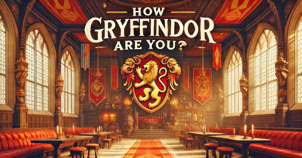 gryffindor test answers