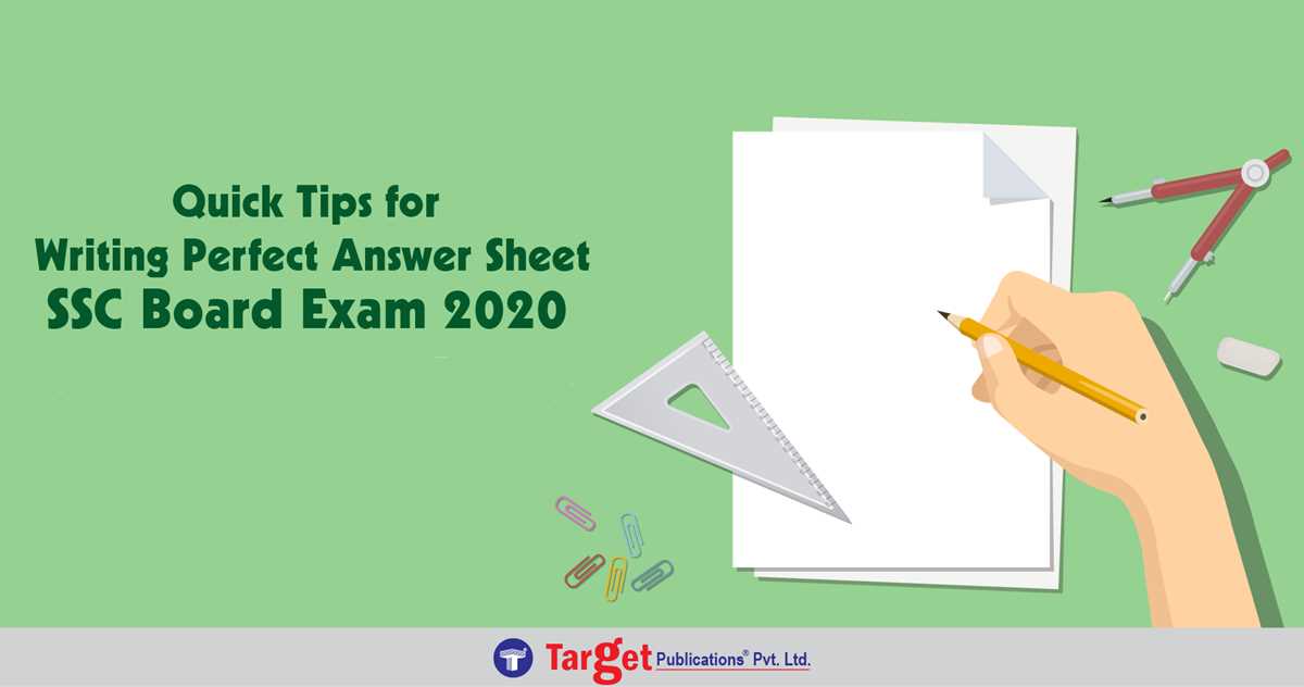 how to write answers in board exams