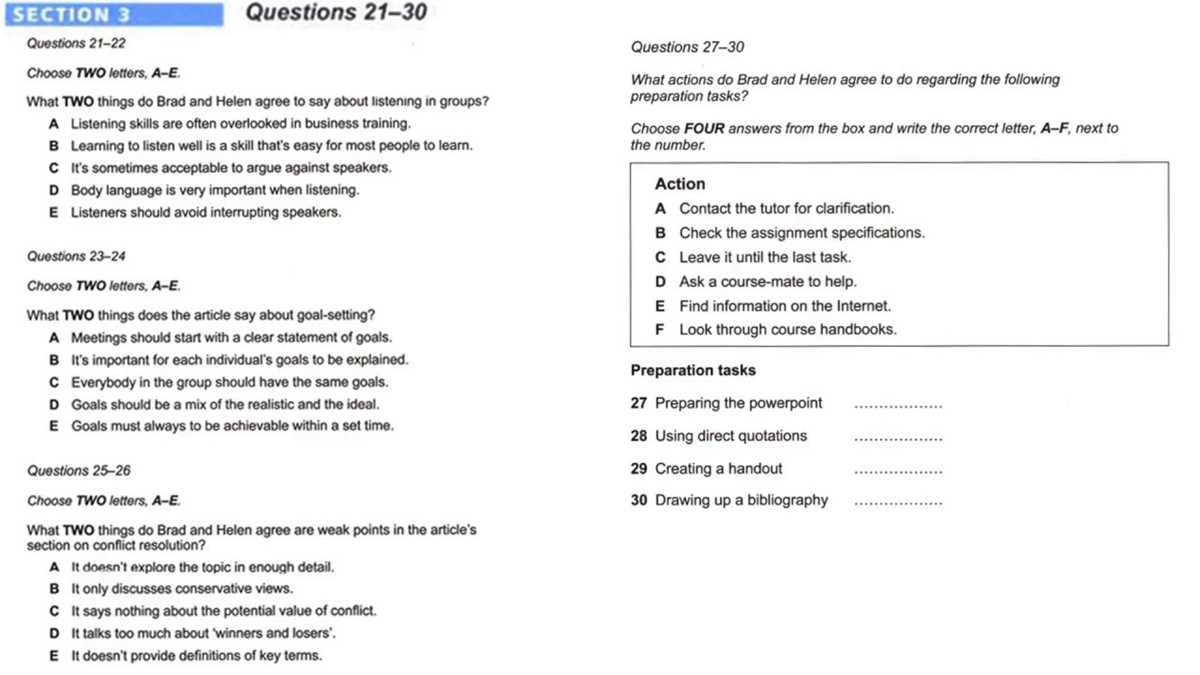 how to write answers in ielts listening test