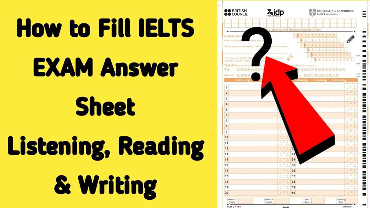 how to write answers in ielts listening test