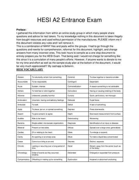 hsi written exam answers