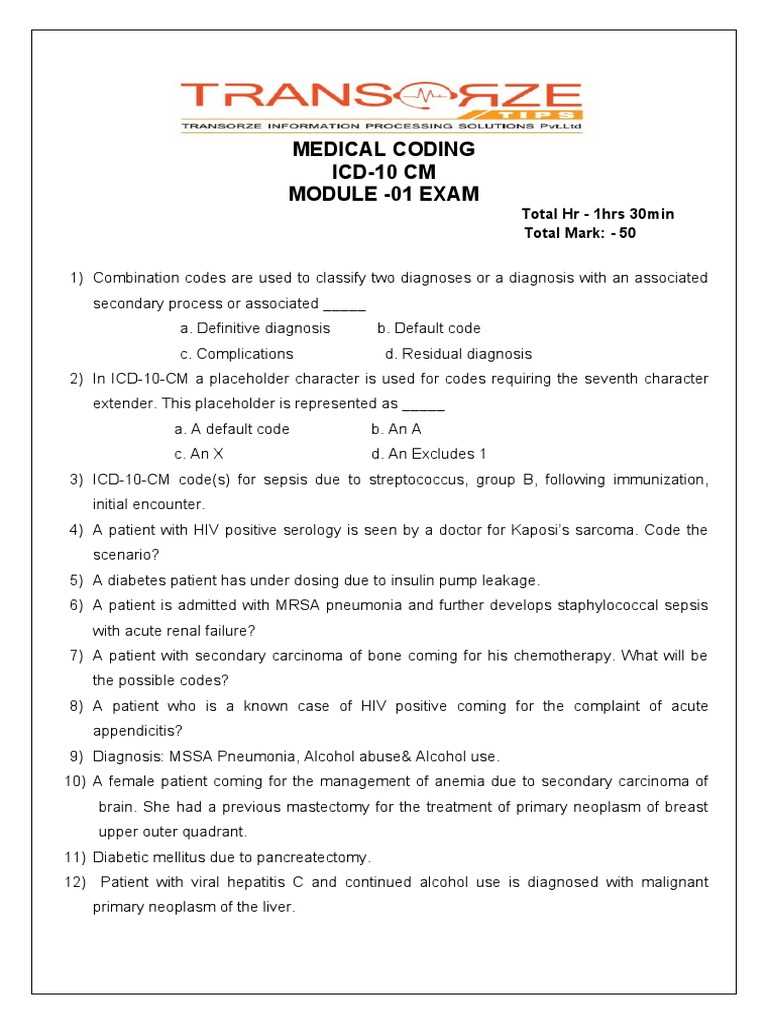 icd 10 test questions and answers icd 10 test questions and answers