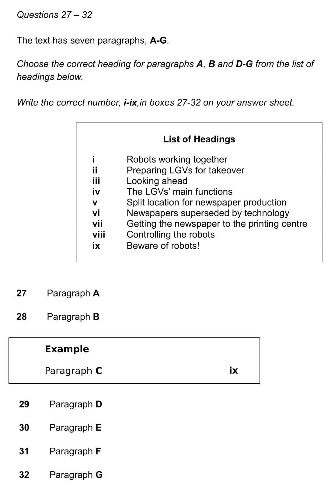 ielts practice test 1 reading answers