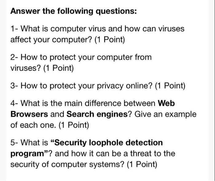 information security test questions and answers