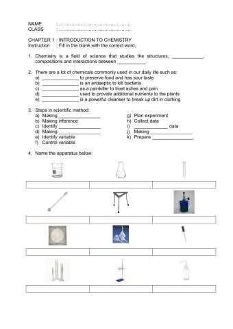 introduction to chemistry test answers introduction to chemistry test answers