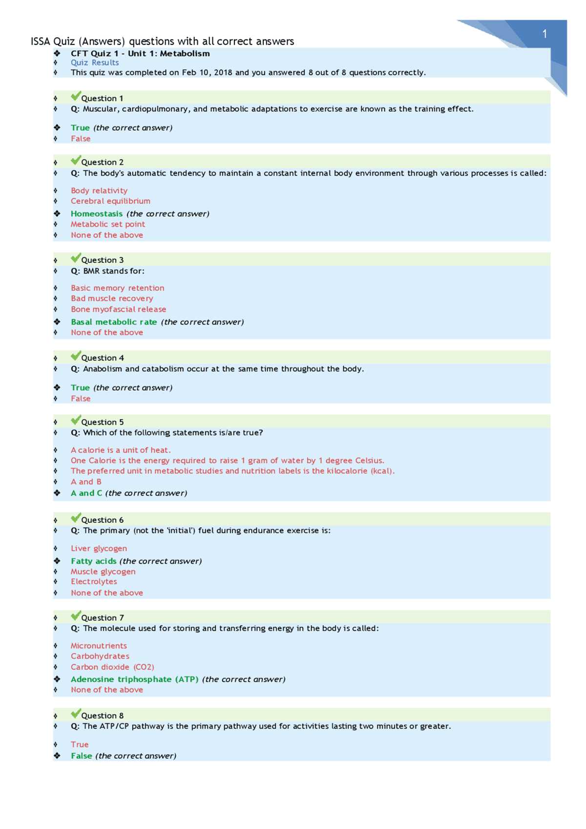 issa certification test answers