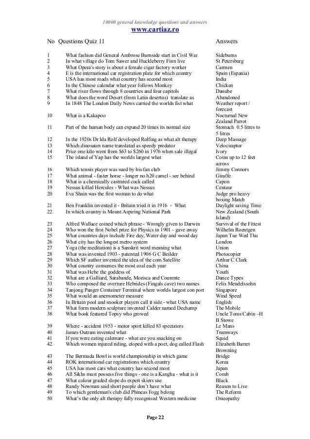 knowledge exam sample questions answers