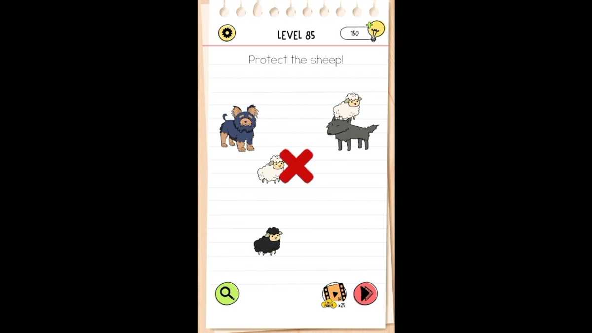 level 85 brain test answer