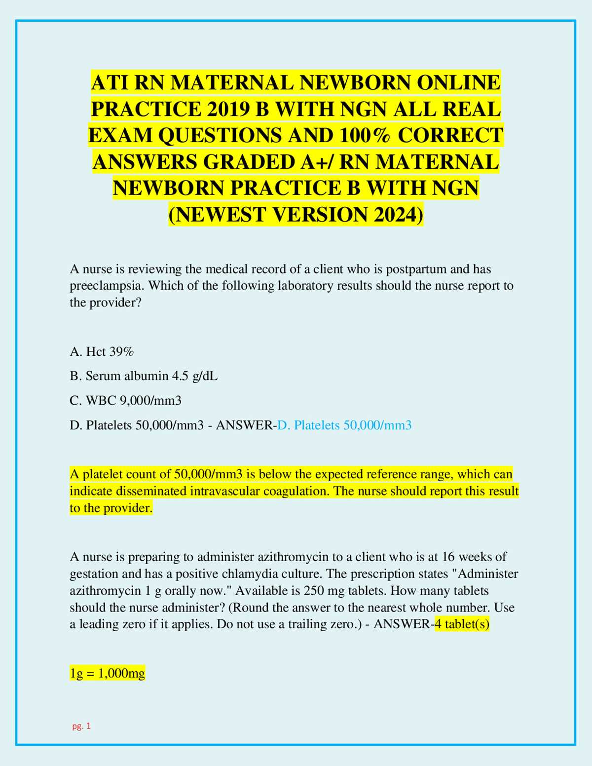 maternal newborn ati proctored exam 2026 answers