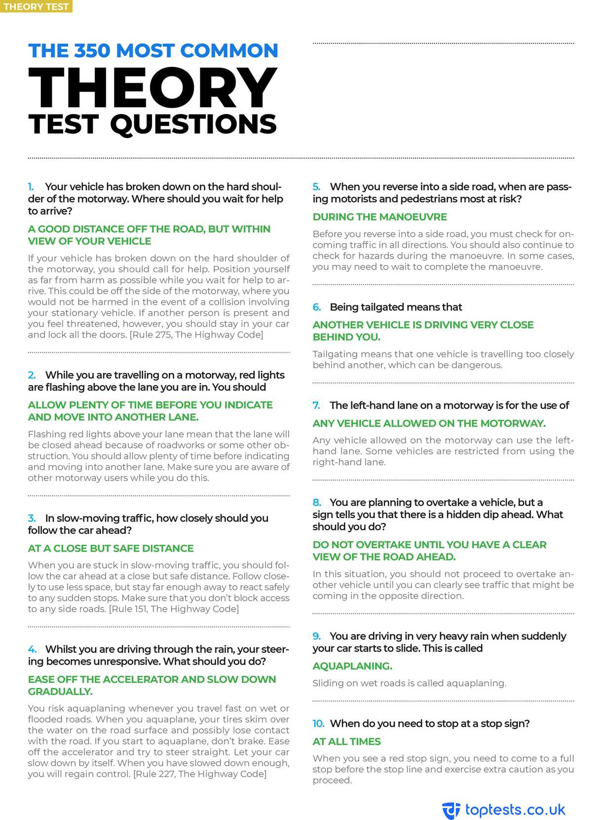 mewp theory test questions and answers