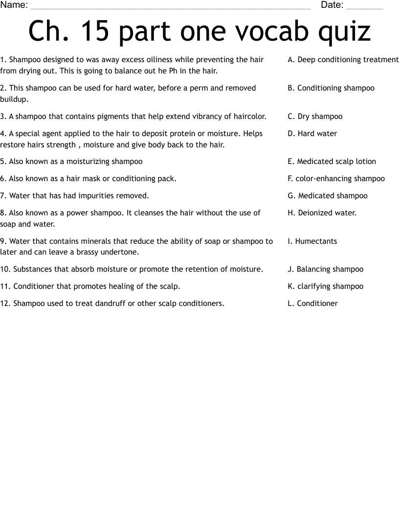 milady chapter 5 test answers