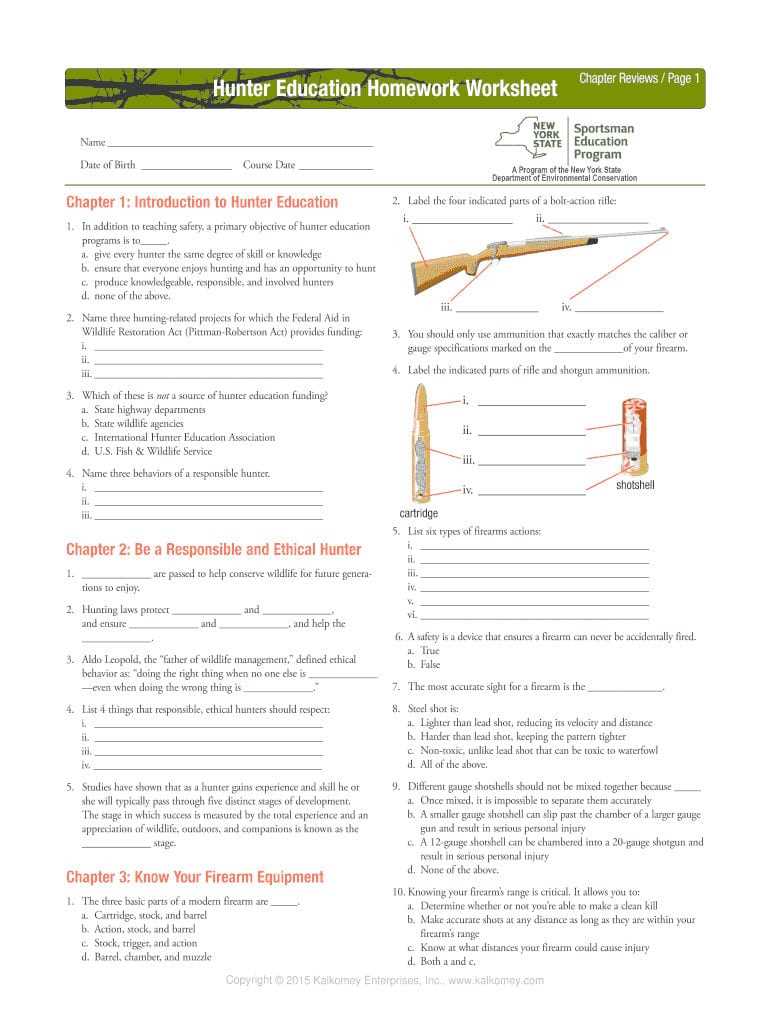 missouri hunters ed final exam answers