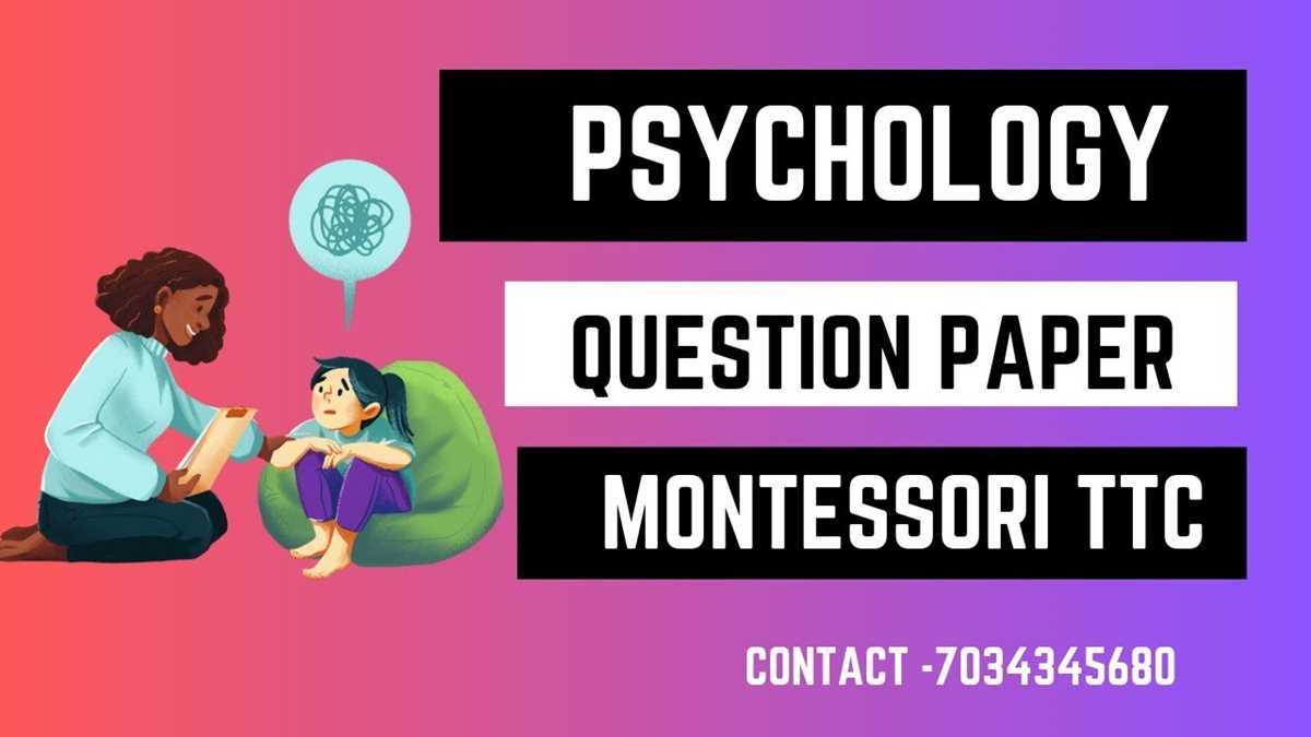 montessori exam questions and answers