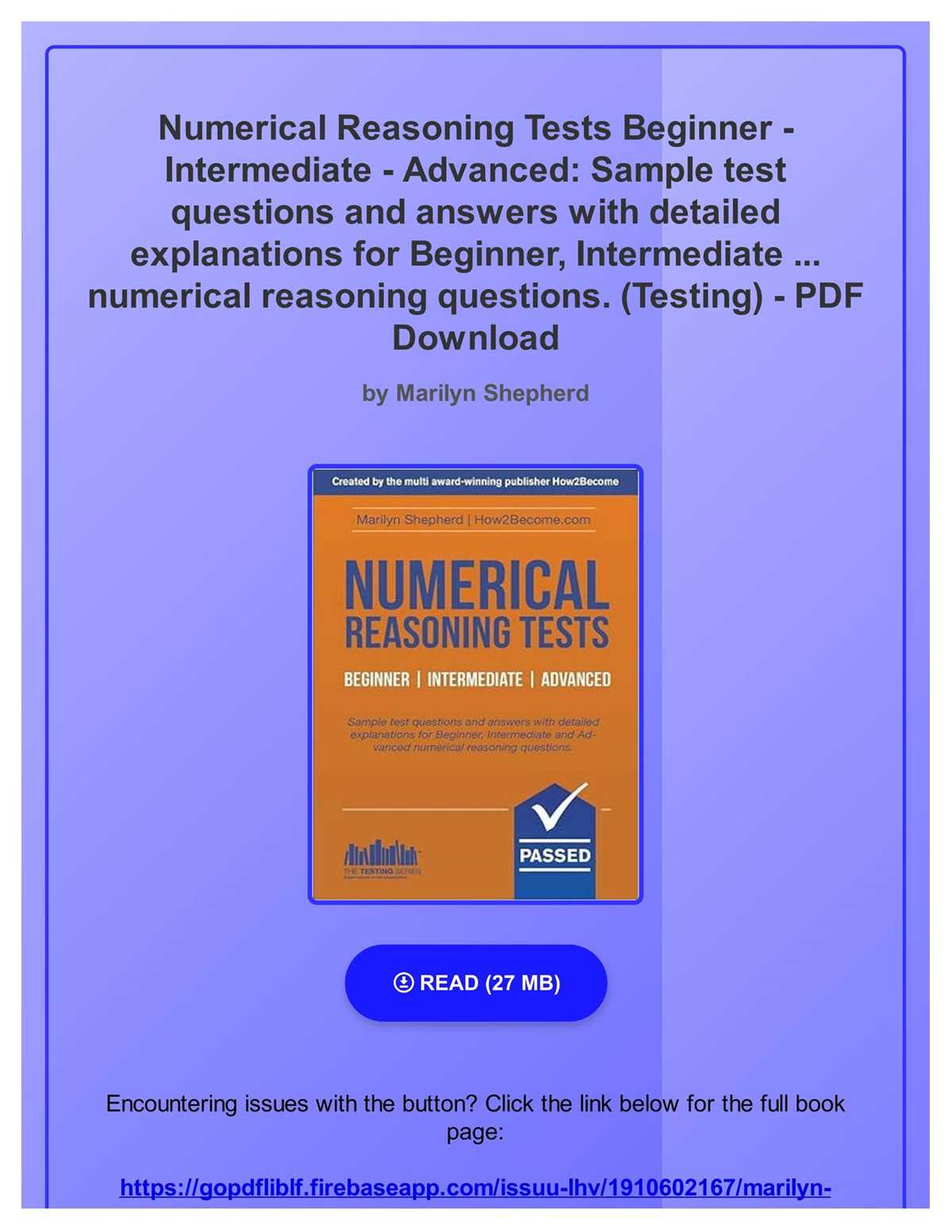 numerical reasoning test examples with answers