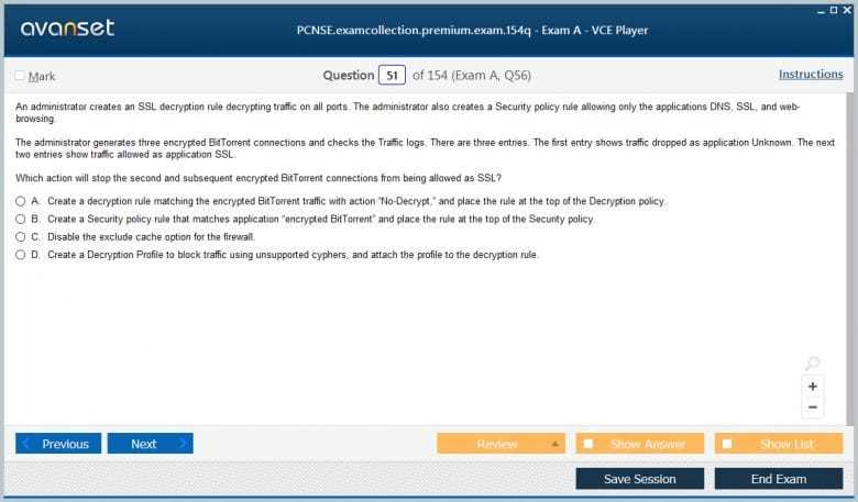 pcnse exam questions and answers