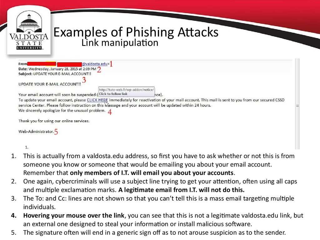 phishing test answers