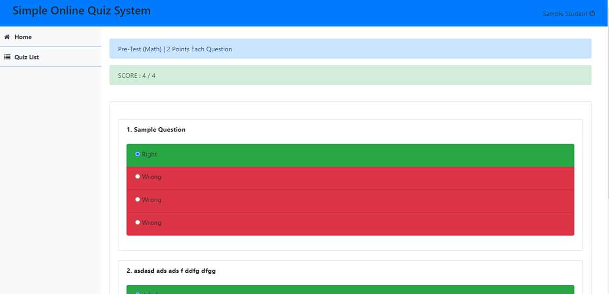 php test questions and answers