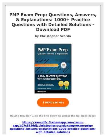 pmp exams questions and answers