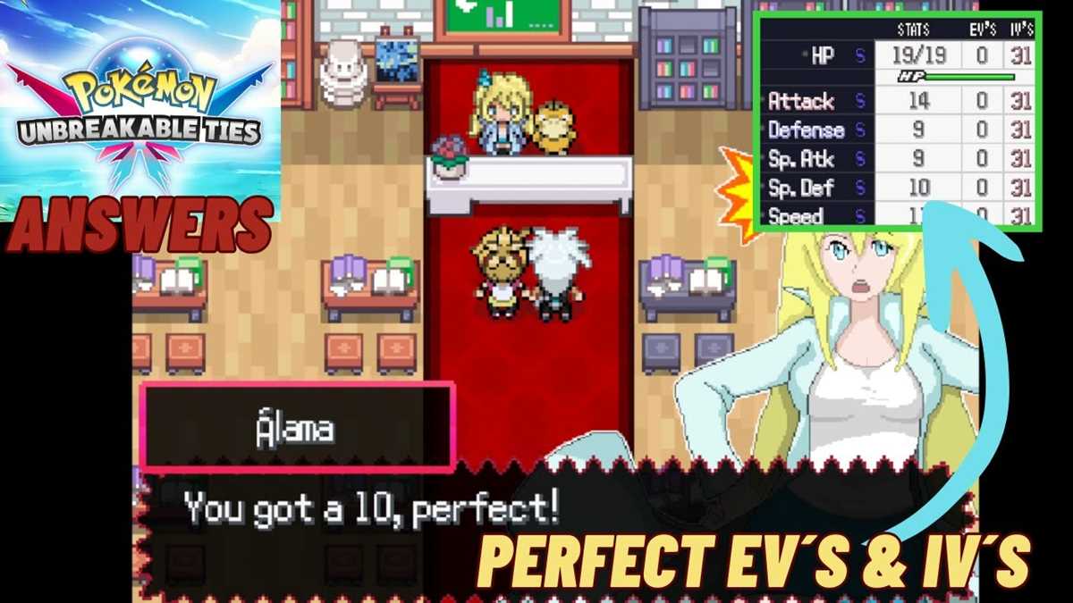 pokemon test answers