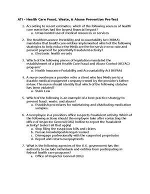 prevention of medical errors test answers