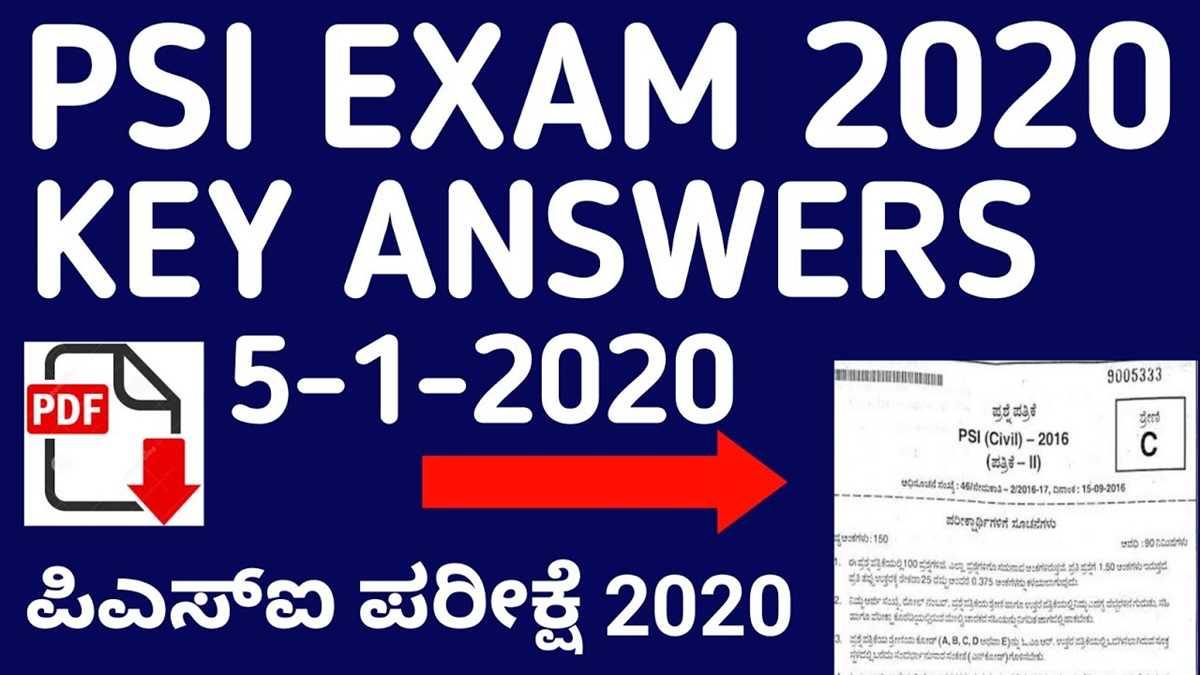 psi exam answers