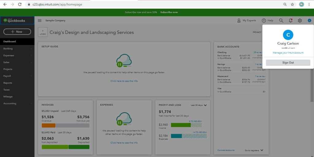 quickbooks online test questions and answers