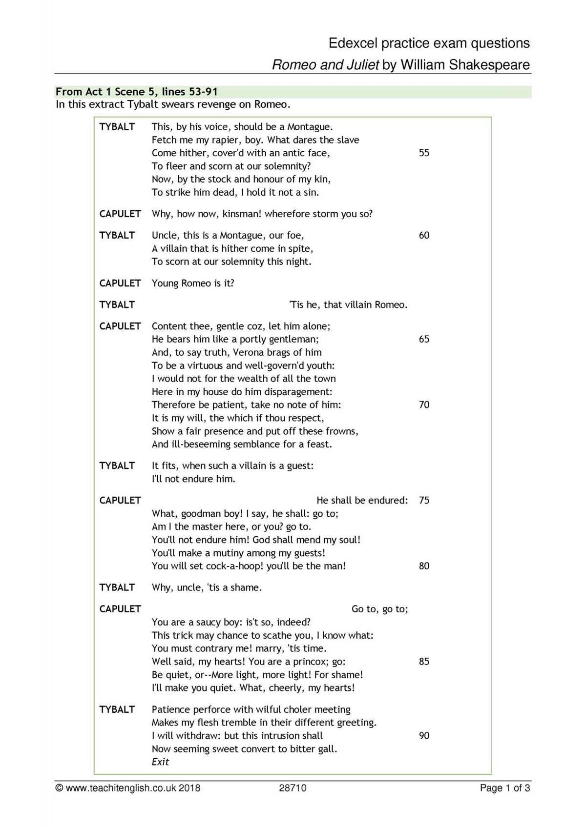 romeo and juliet final exam answer key romeo and juliet final exam answer key