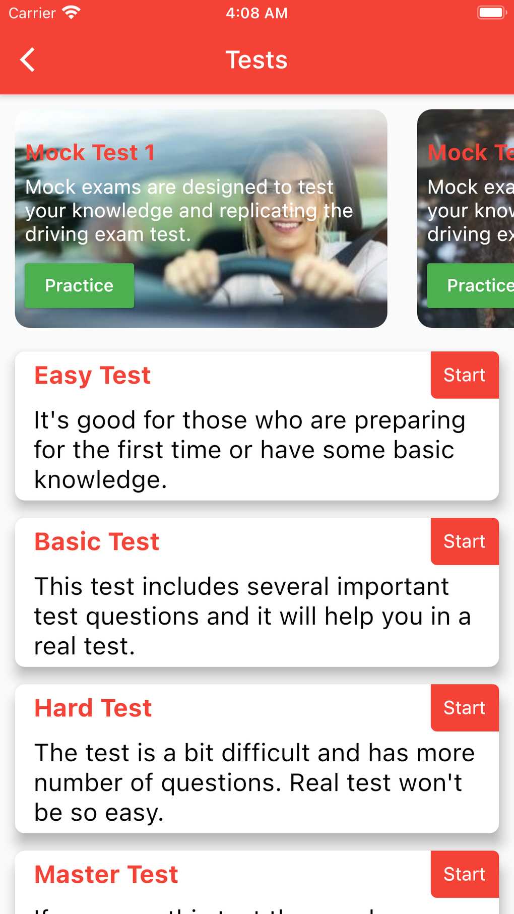 rta e test questions and answers