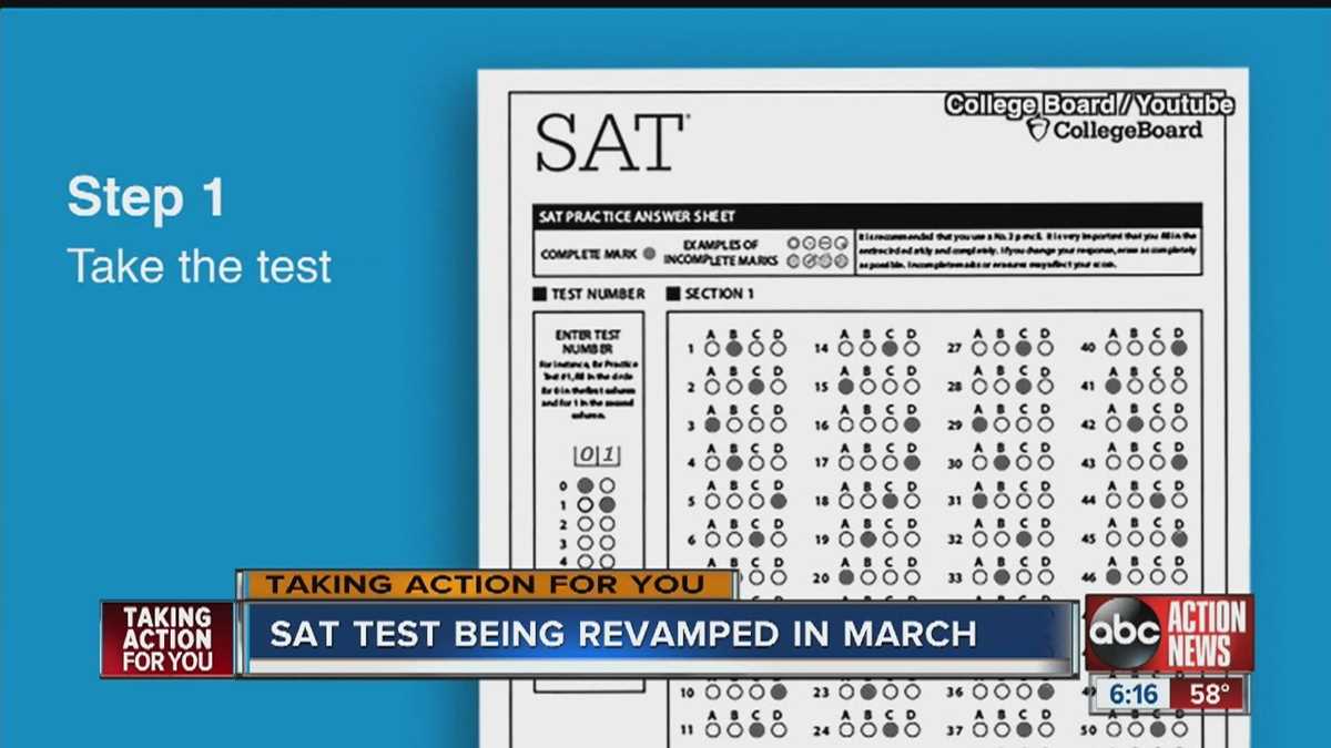 sat test answer sheet