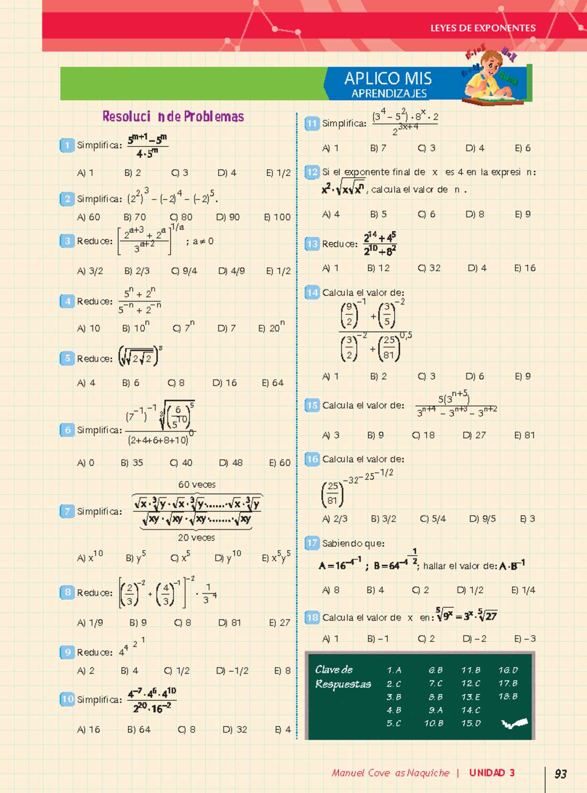 saxon math course 2 cumulative test 12a answers