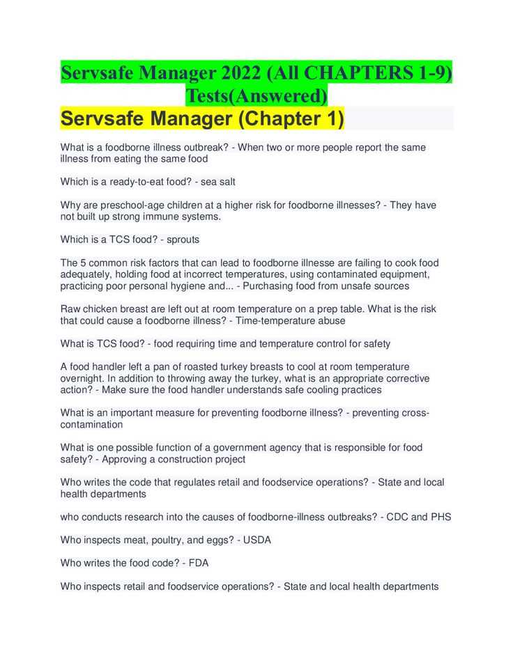 servsafe food handler test answers 50 questions servsafe food handler test answers 50 questions