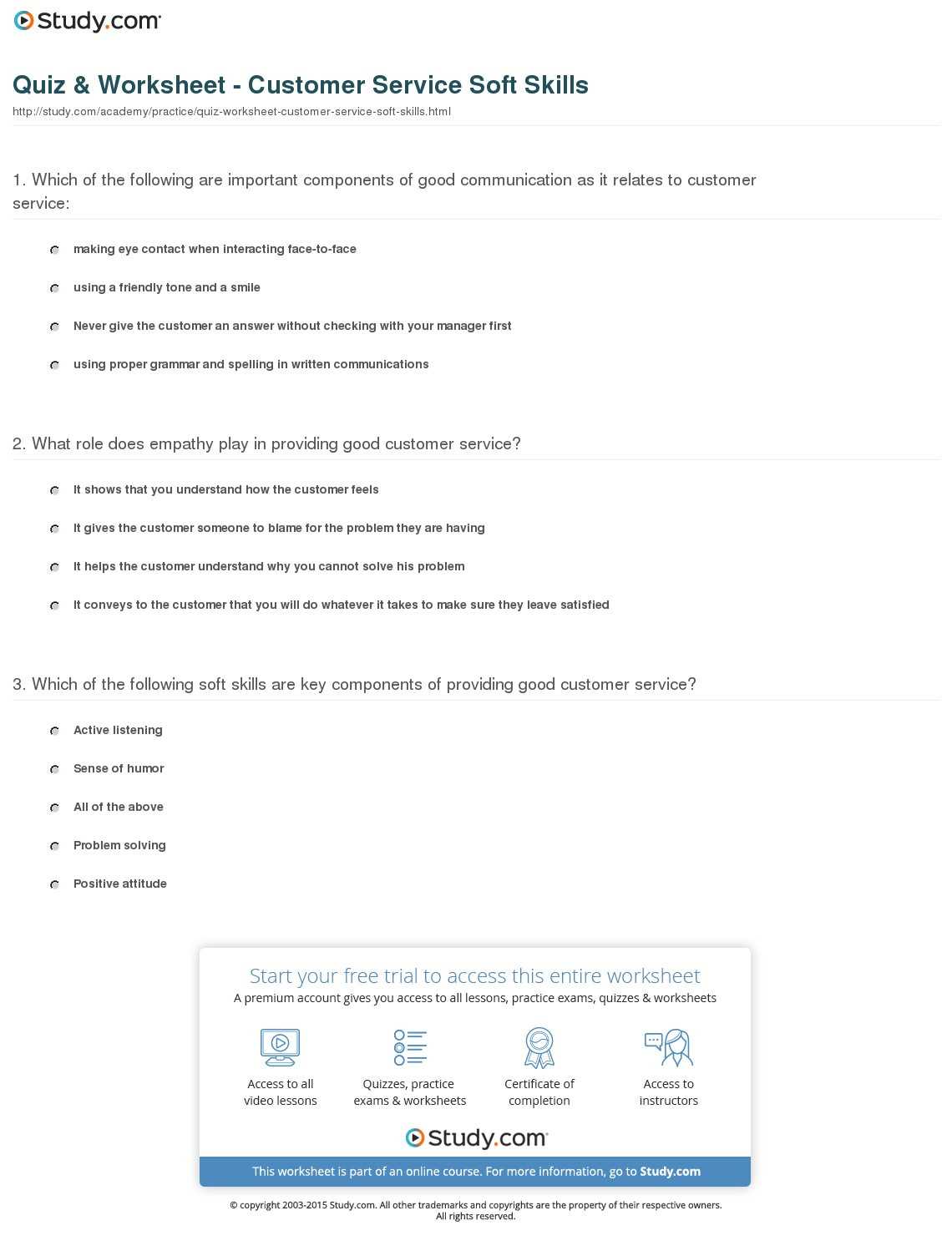 soft skills test questions and answers