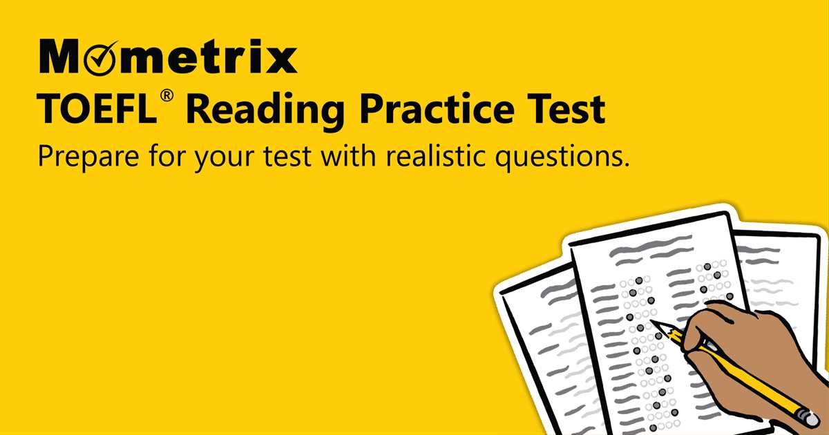 toefl reading test with answers