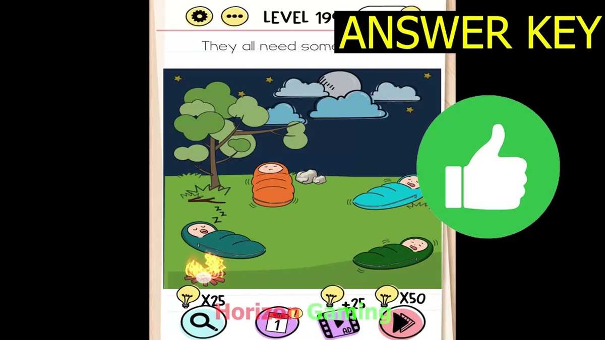 what is the answer to level 199 on brain test