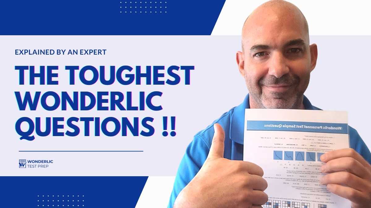 wonderlic cognitive ability test answers