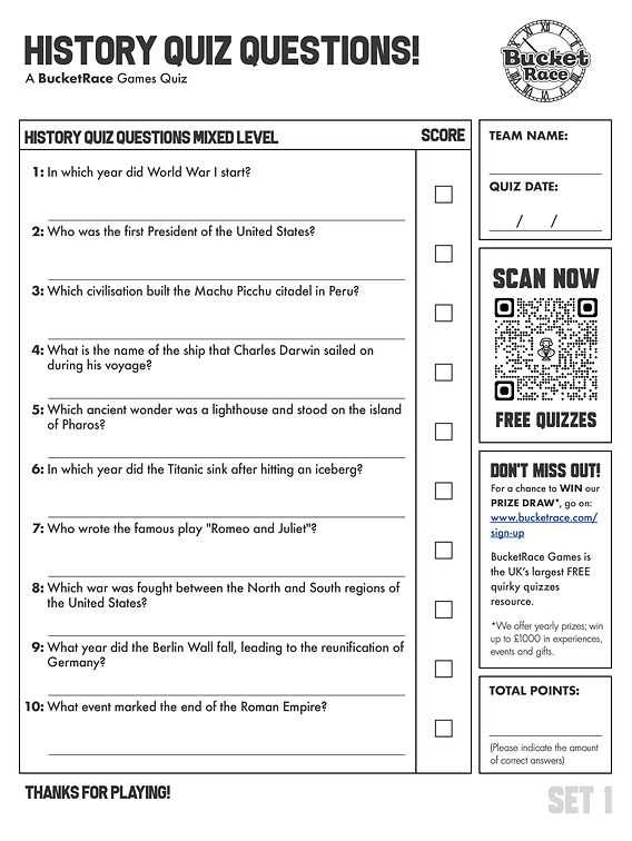 world history tests and answers