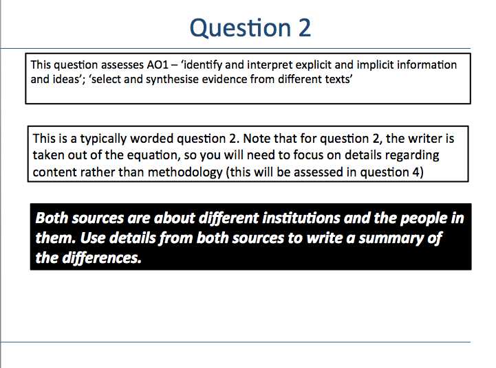 writing and language test answers 2