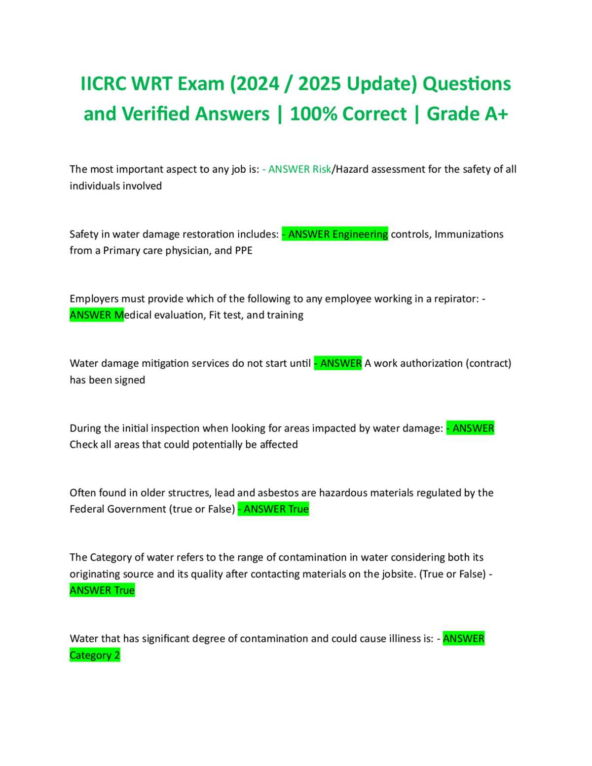 wrt exam preparation quiz answers wrt exam preparation quiz answers