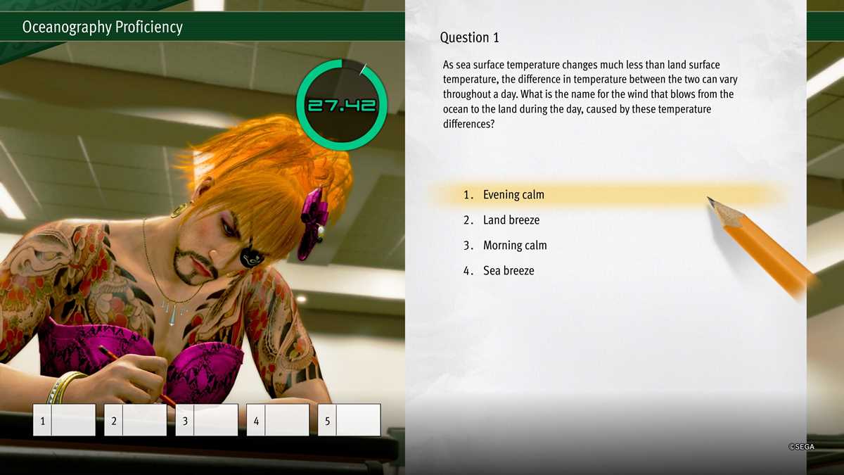 yakuza like a dragon exam answers