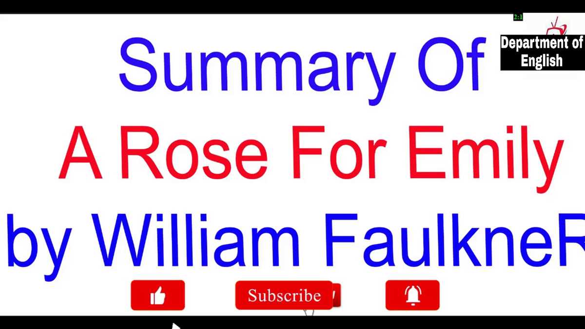 a rose for emily test questions and answers
