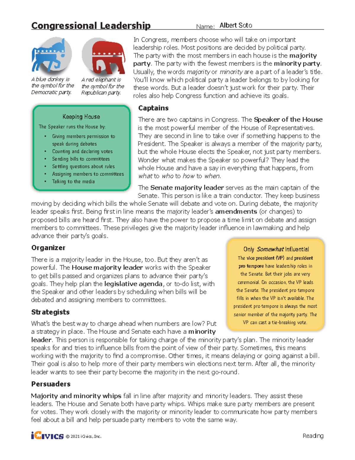 government final exam study guide answer key