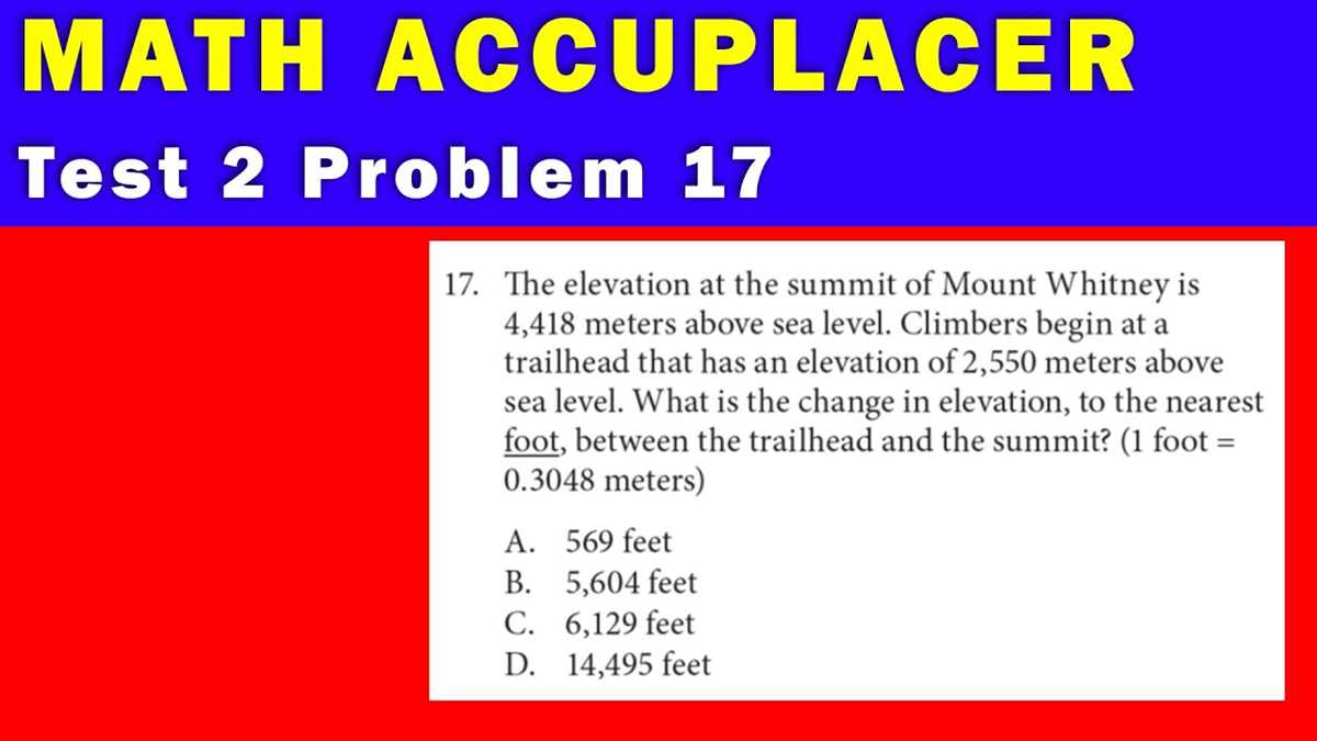 accuplacer math test answers 2026